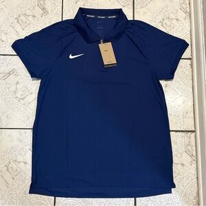 New Nike Court Dri-FIT ADV Textured Tennis Polo Shirt Mens Size Large HQ0792-492